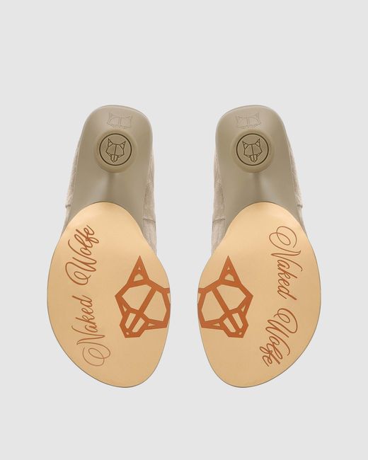 Naked Wolfe Natural Kindly Stone Suede