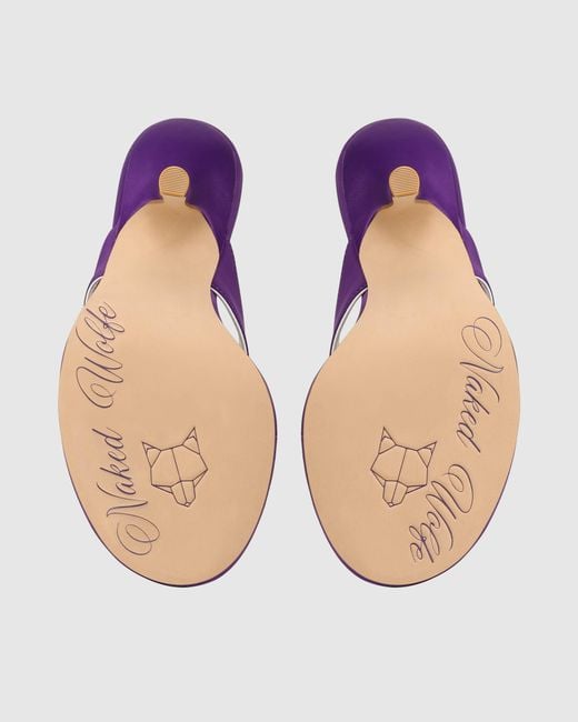 Naked Wolfe Purple Martine Satin