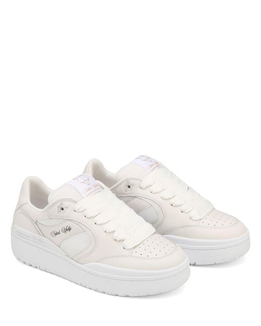 Naked Wolfe Ambition Cow Leather & Mesh White