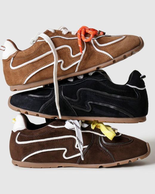 Naked Wolfe Black Adored Suede