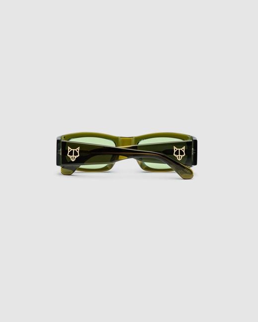 Naked Wolfe Green Motor Forrest Sunglasses