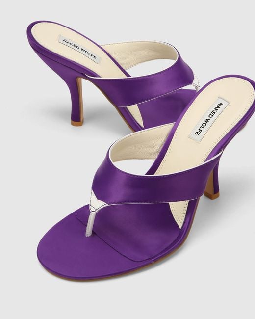 Naked Wolfe Purple Martine Satin