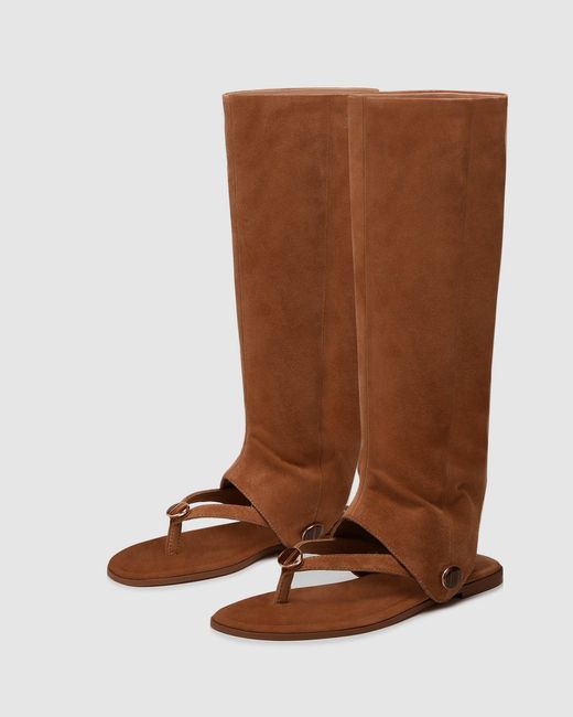 Naked Wolfe Natural Sammy Tan Suede