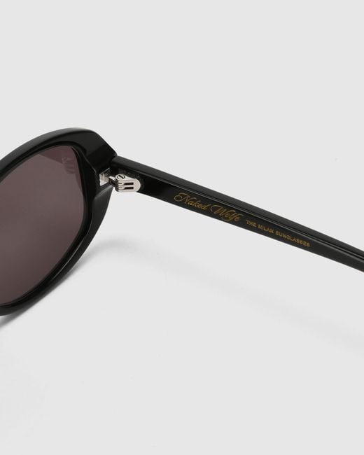 Naked Wolfe Black Milan Sunglasses