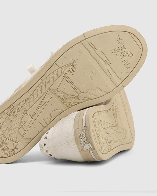 Naked Wolfe Natural The Sailing Sneaker Canvas
