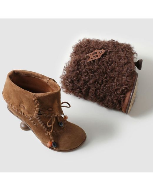 Naked Wolfe Brown Bam Shearling