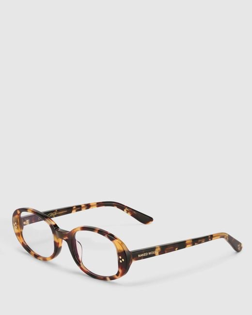 Naked Wolfe Brown Milan Havana Sunglasses
