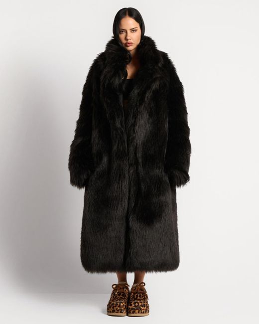 Naked Wolfe Brown Blizzard Leopard Pony/Shearling