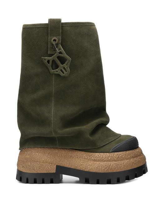 Naked Wolfe Green Disturb Suede