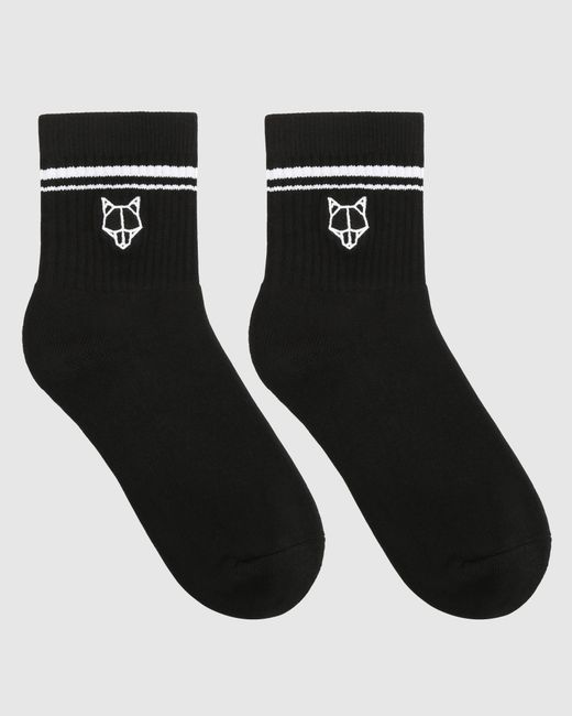 Naked Wolfe Black 3 Pack Stripe Socks