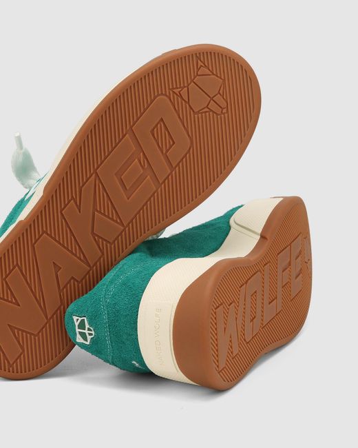 Naked Wolfe Green Kray Hairy Cow Suede Forrest