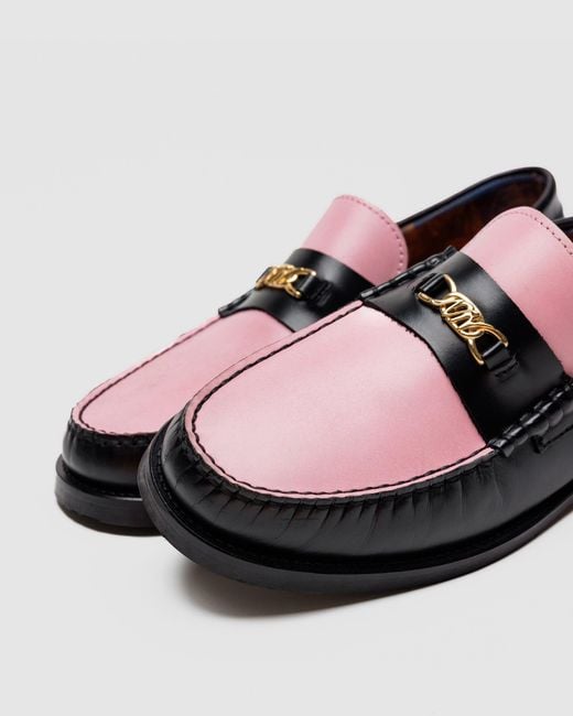 Naked Wolfe Black Snuffed Leather Loafers