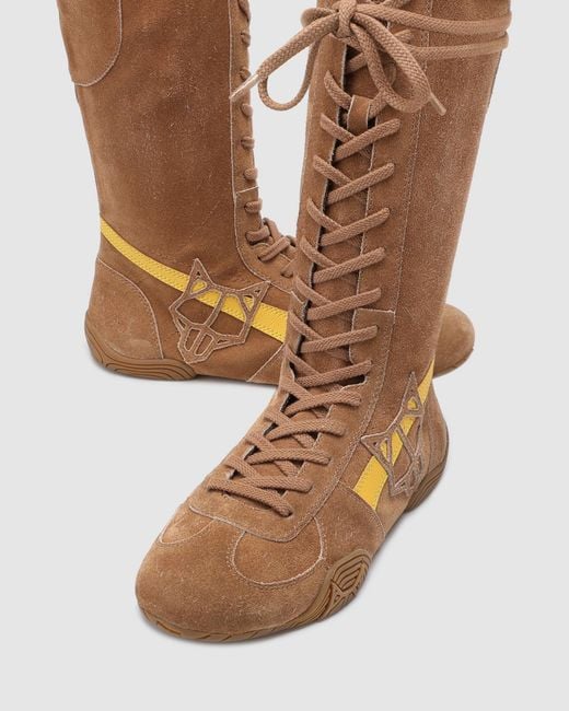 Naked Wolfe Brown Betsy Tan Suede