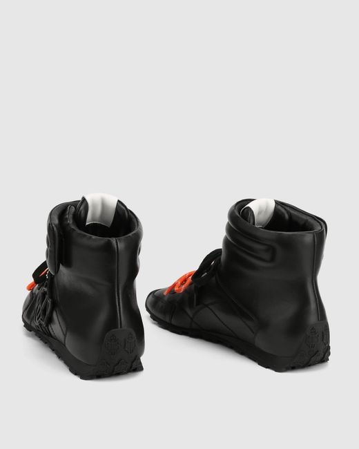 Naked Wolfe Black Love Sneaker Leather