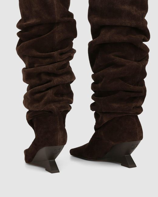 Naked Wolfe Brown Allie Suede