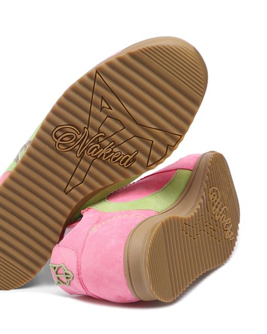 Naked Wolfe Pink Exposuree Kid Suede