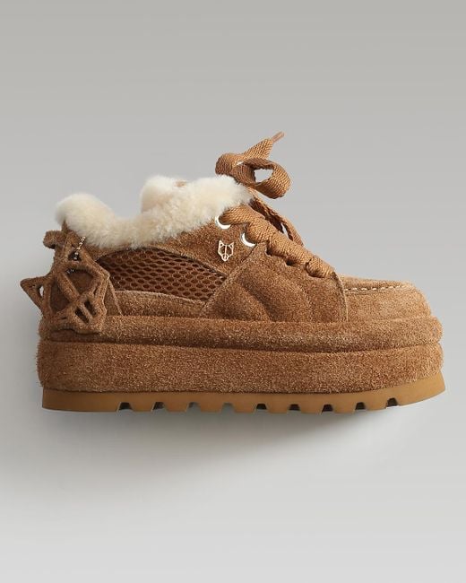 Naked Wolfe Brown Beau Suede