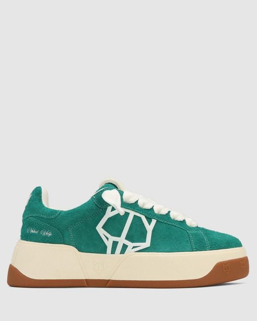 Naked Wolfe Green Kray Hairy Cow Suede Forrest