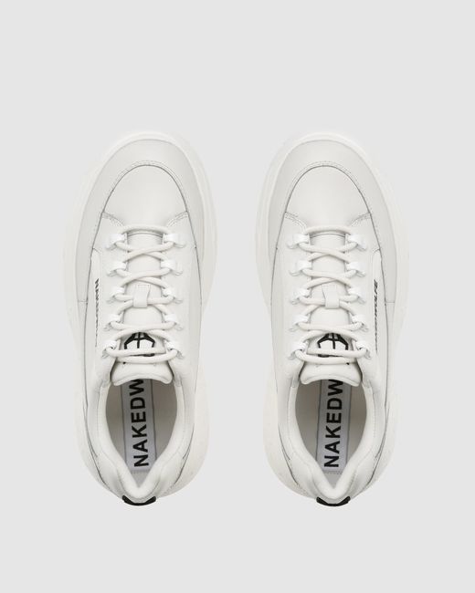 Naked Wolfe Sprinter White Leather