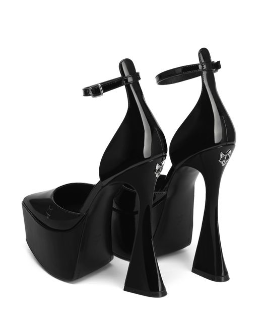 Naked Wolfe Daria Black Patent | Lyst