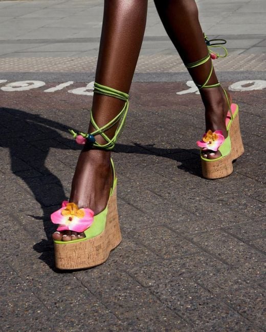 Naked Wolfe Sunflower Kid Suede in Green | Lyst Naked Wolfe Sunflower Kid Suede in Green | Lyst