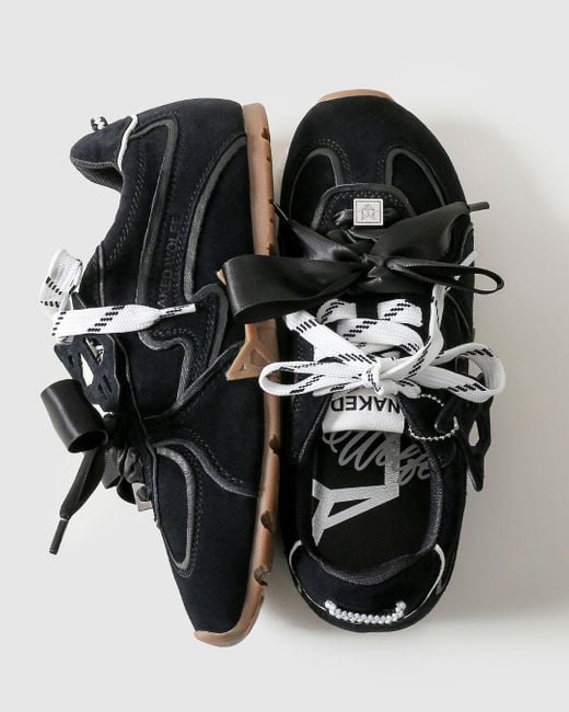 Naked Wolfe Black Adored Suede