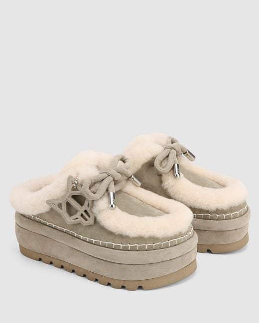 Naked Wolfe Natural Blizzard Yetti Stone Suede