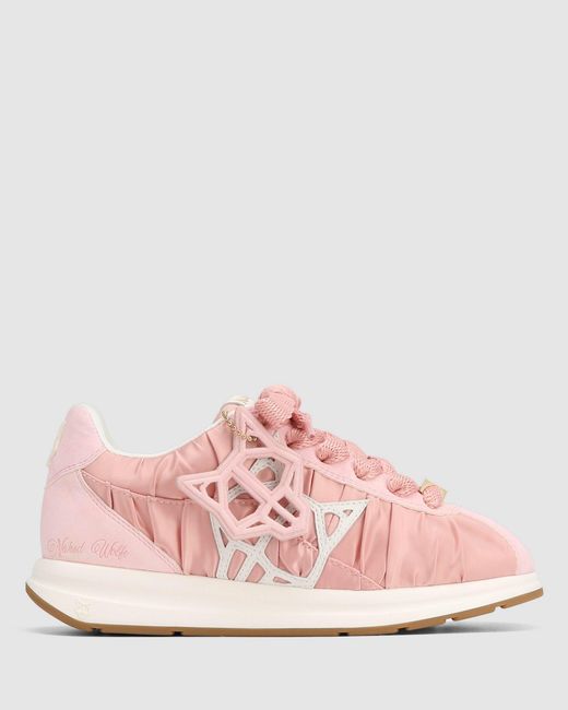 Naked Wolfe Pink Expensed Satin Scrunch