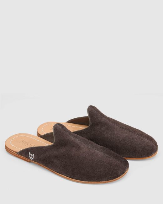 Naked Wolfe Brown The Jet Mule Suede
