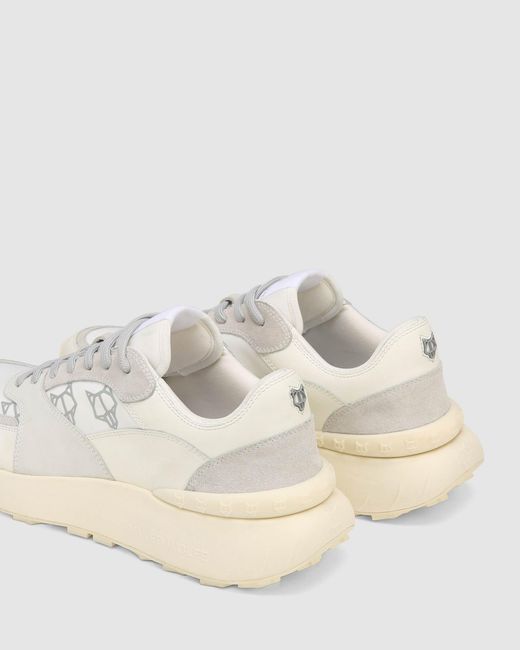 Naked Wolfe White Dart Ice Suede