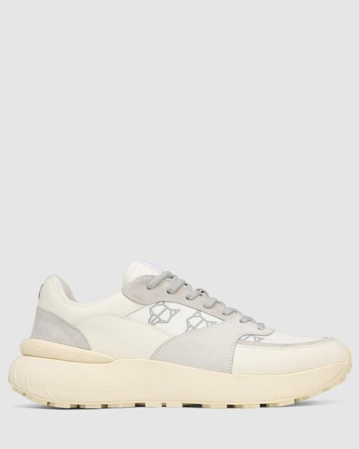 Naked Wolfe White Dart Ice Suede