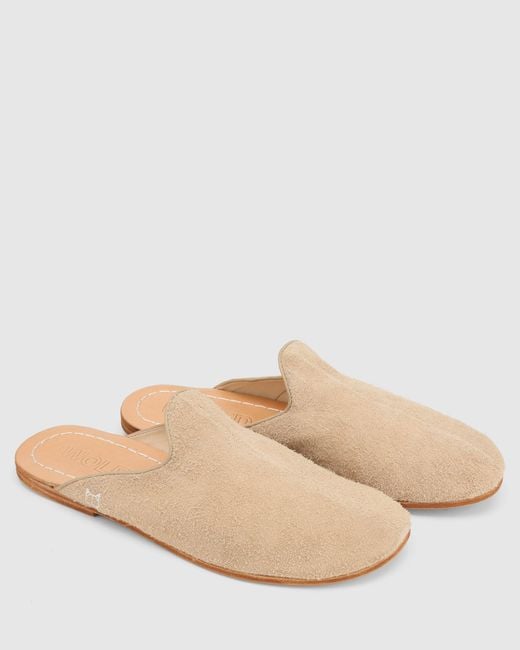 Naked Wolfe Natural The Jet Mule Suede