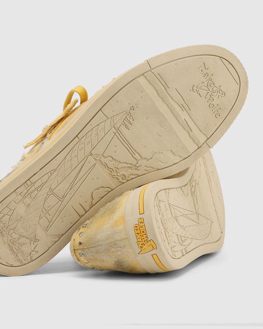 Naked Wolfe Natural The Sailing Sneaker Faded