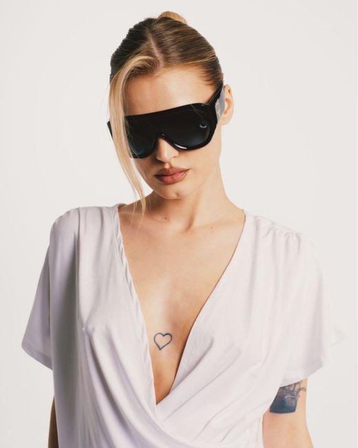 Naked Wolfe Black Kim Sunglasses