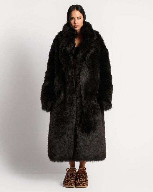 Naked Wolfe Brown Blizzard Leopard Pony/Shearling