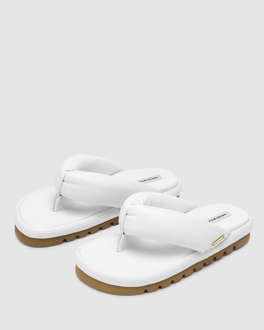 Naked Wolfe White Hilary Leather