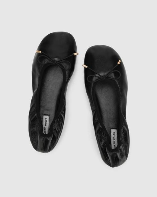 Naked Wolfe Black Scrunch Leather