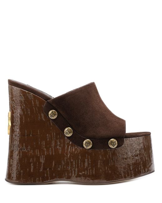 Naked Wolfe Brown Tulip Suede