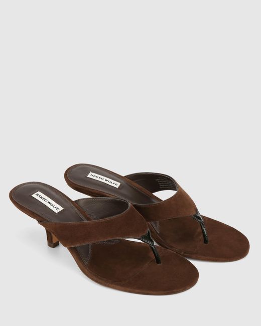 Naked Wolfe Brown Marley Suede