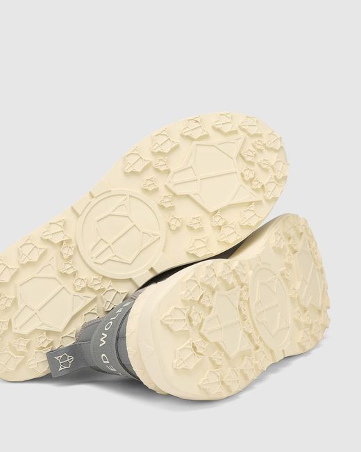 Naked Wolfe White Breathable Nylon Slip-On Sneakers