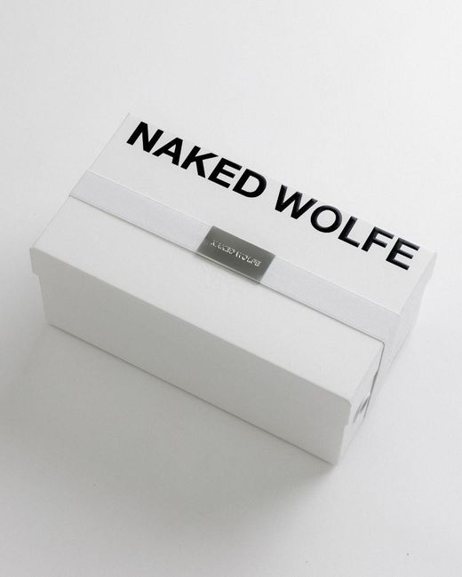Naked Wolfe White Adored Suede/Leather