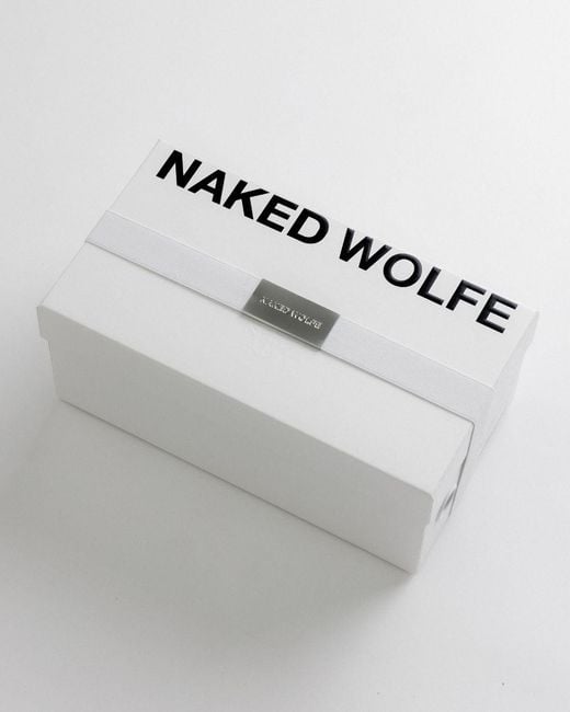 Naked Wolfe White Adored Suede/Leather