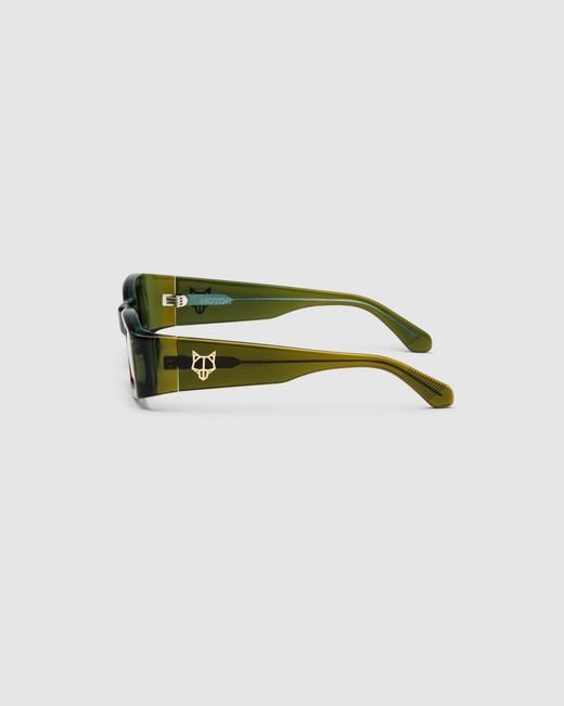 Naked Wolfe Green Motor Forrest Sunglasses