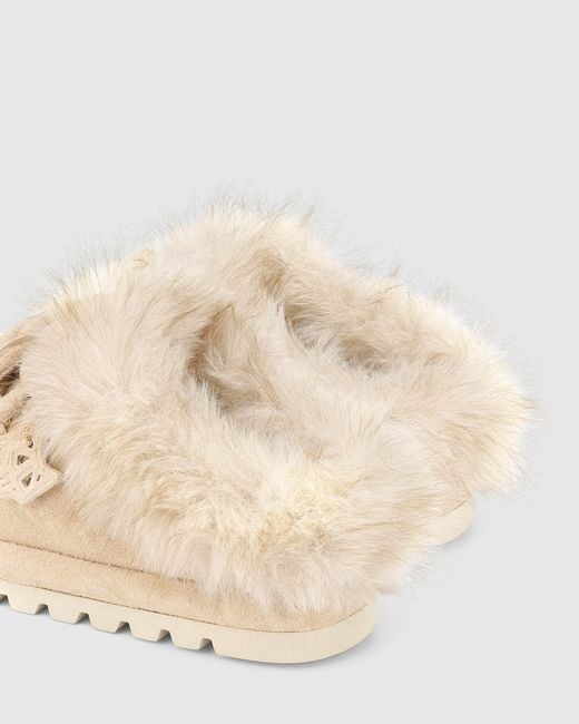 Naked Wolfe Natural Harlow Ice Suede