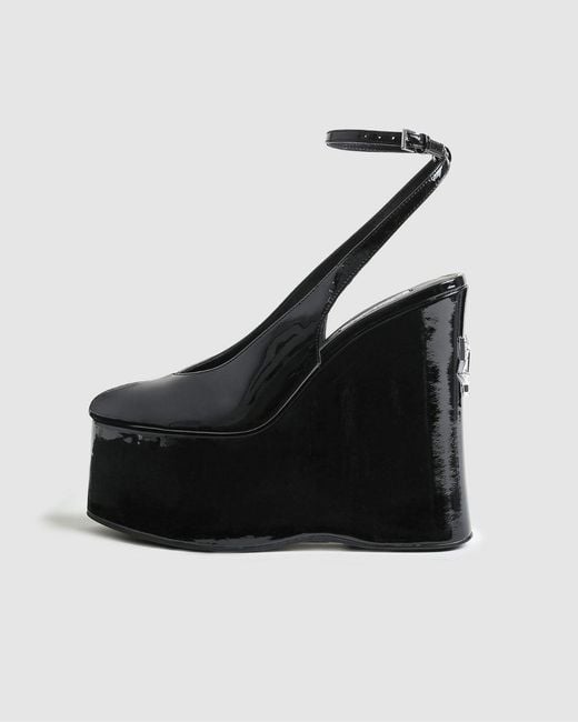 Naked Wolfe Black Tansy Patent Leather