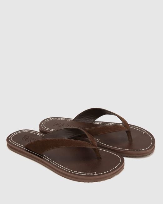 Naked Wolfe Brown St Barths Suede