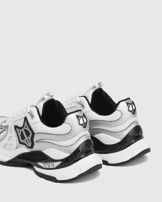 Naked Wolfe Smash White/silver Mesh