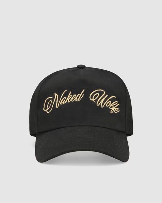 Naked Wolfe Black Signature Unconstructed Cap