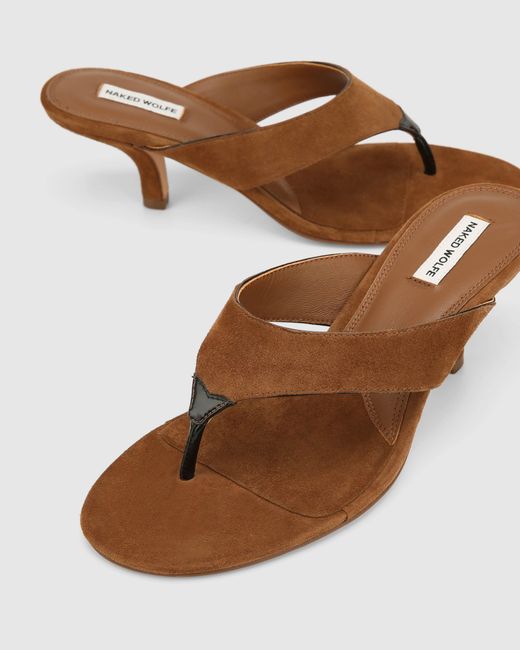 Naked Wolfe Brown Marley Suede