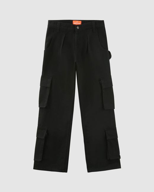 Naked Wolfe Black Baggy Pocket Cargo Pants
